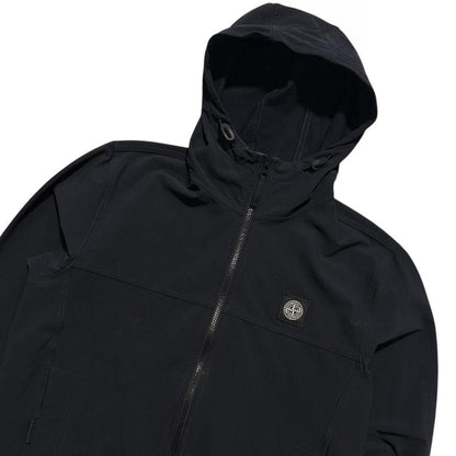 Stone Island Soft Shell Jacket | Large, Black