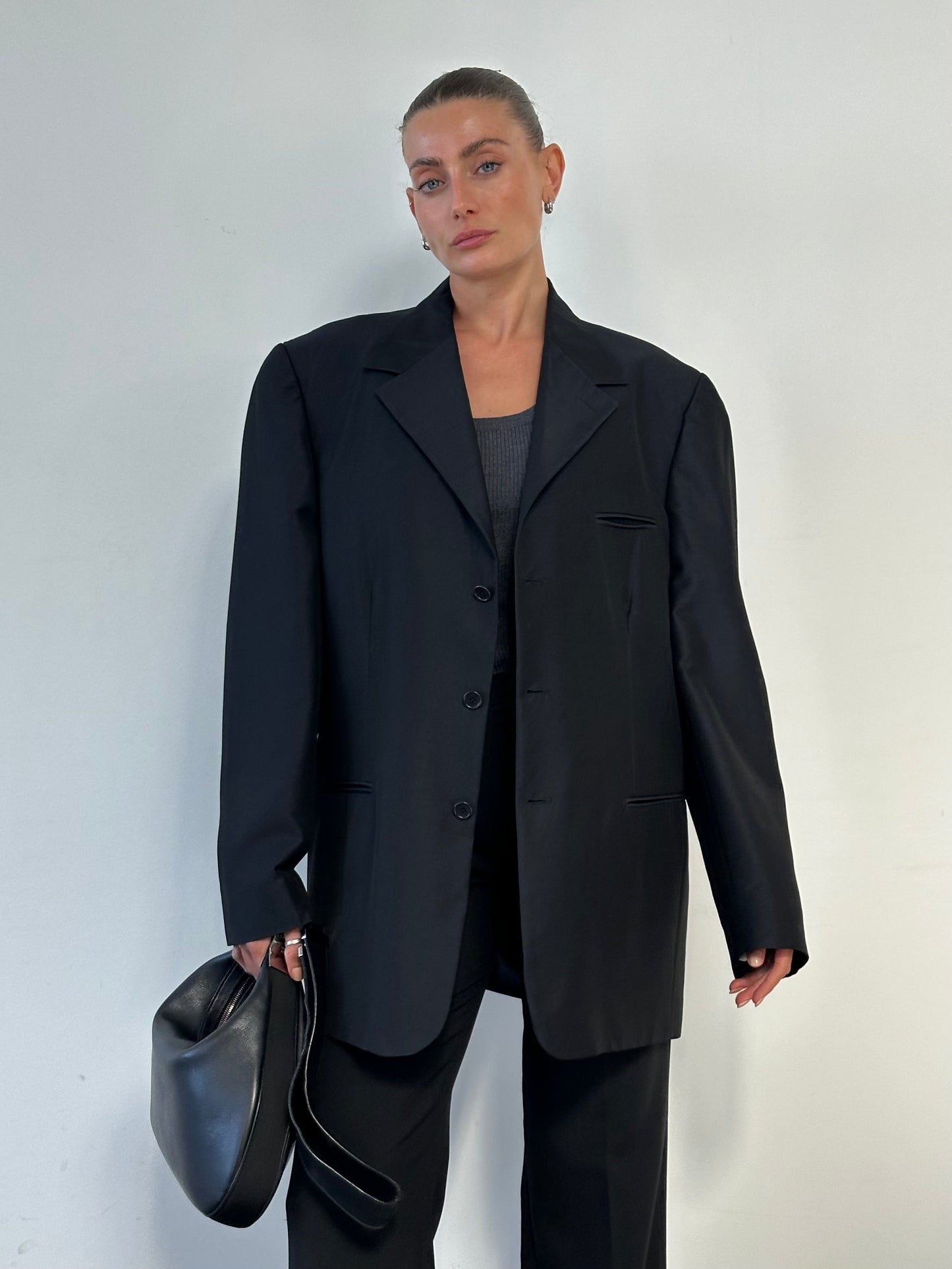 Italian Vintage Single Breasted Blazer - 46R/XL