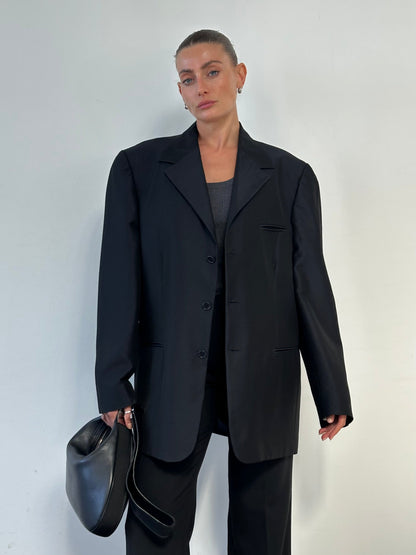 Italian Vintage Single Breasted Blazer - 46R/XL