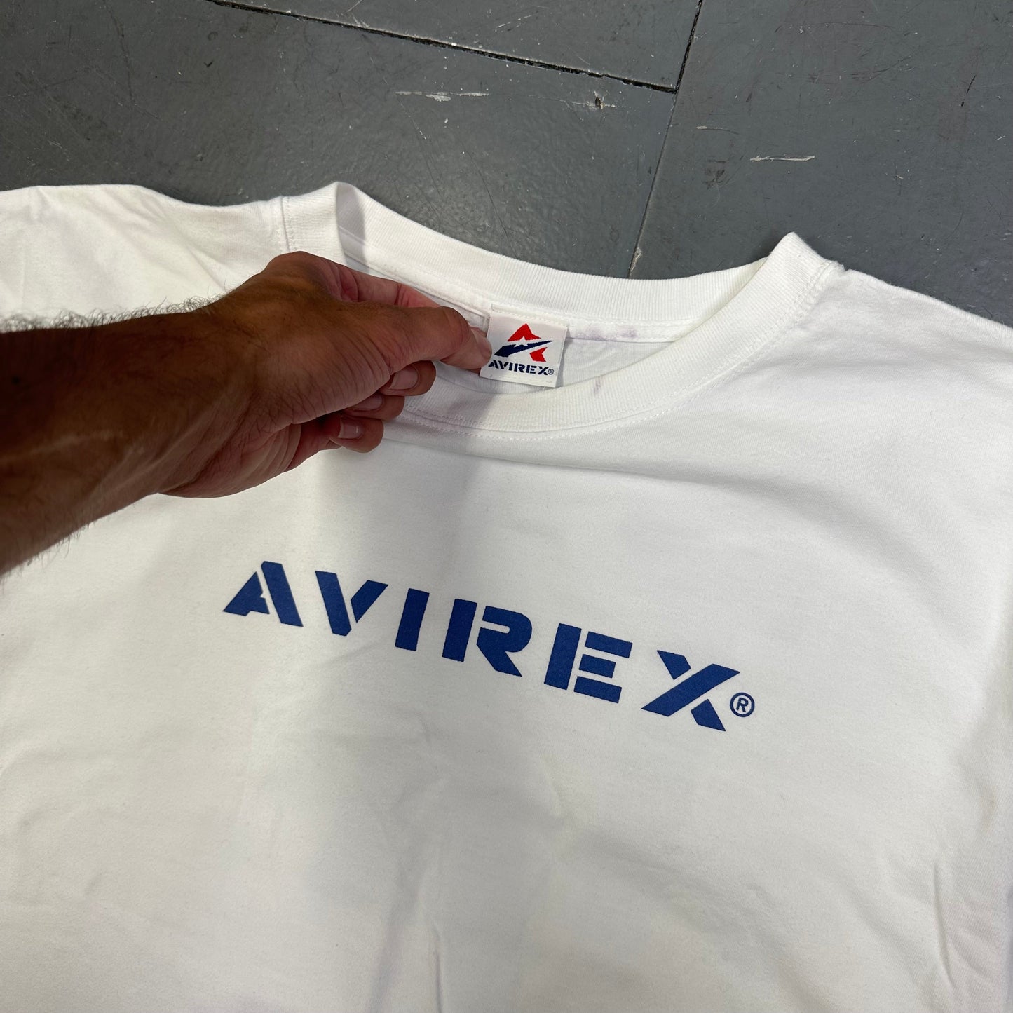 Avirex LA Dodgers T-Shirt In White ( XL )