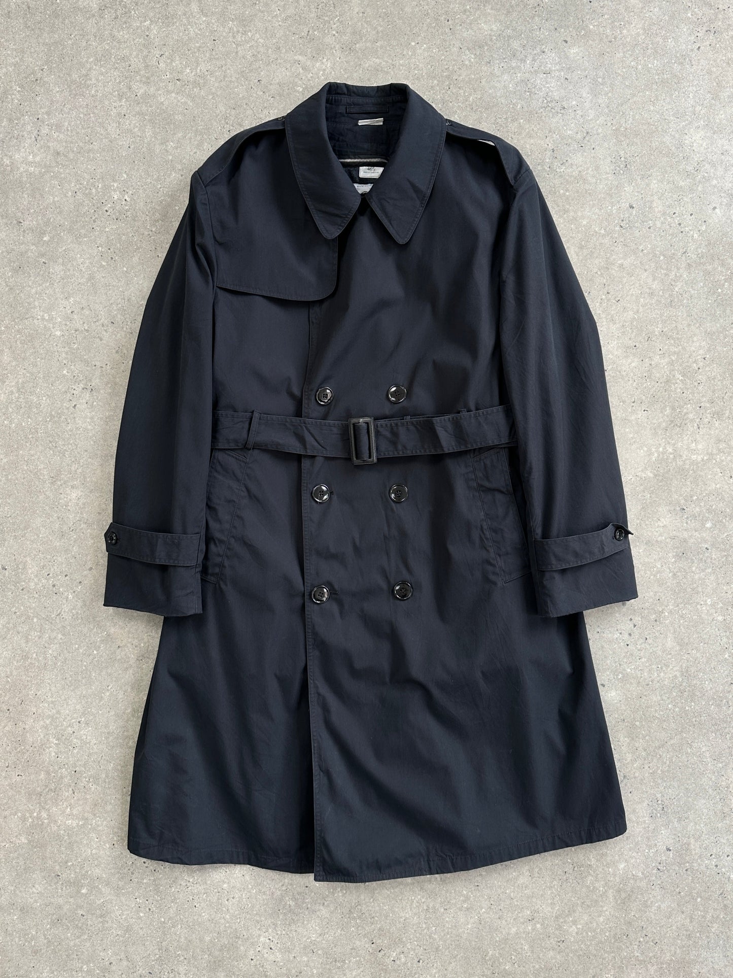 USA Vintage 1996 Cotton Double Breasted Belted Trench Coat - L/XL