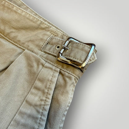 Needles Cotton Gurkha Wide Trousers S | O/S, Beige