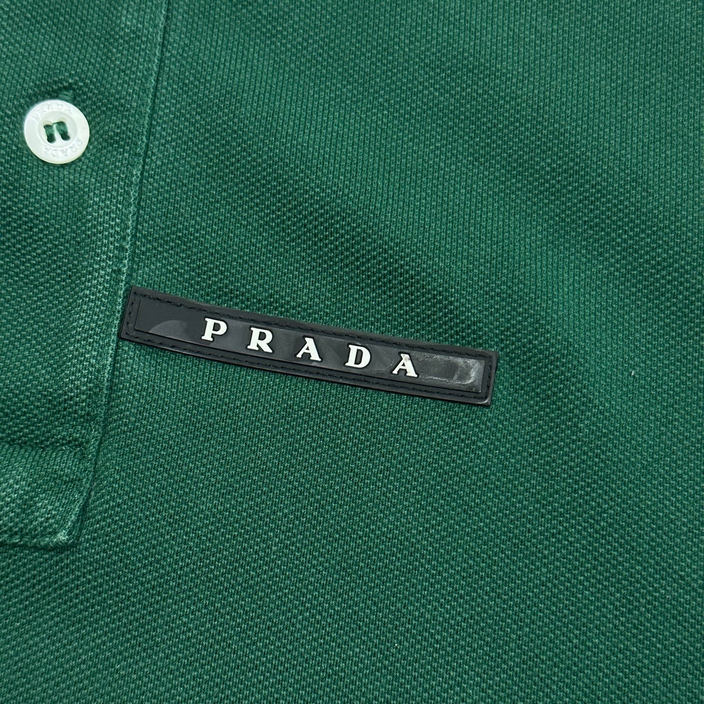 Prada Milano 2021 Forest Green Polo Shirt - S | Default Title, Black