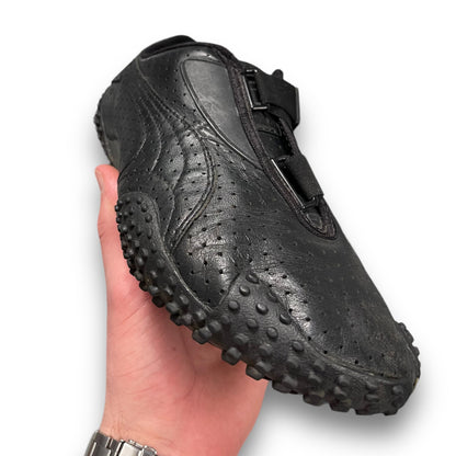 2000's Puma Mostro Black Perforated Leather (UK7) | Default Title, Black