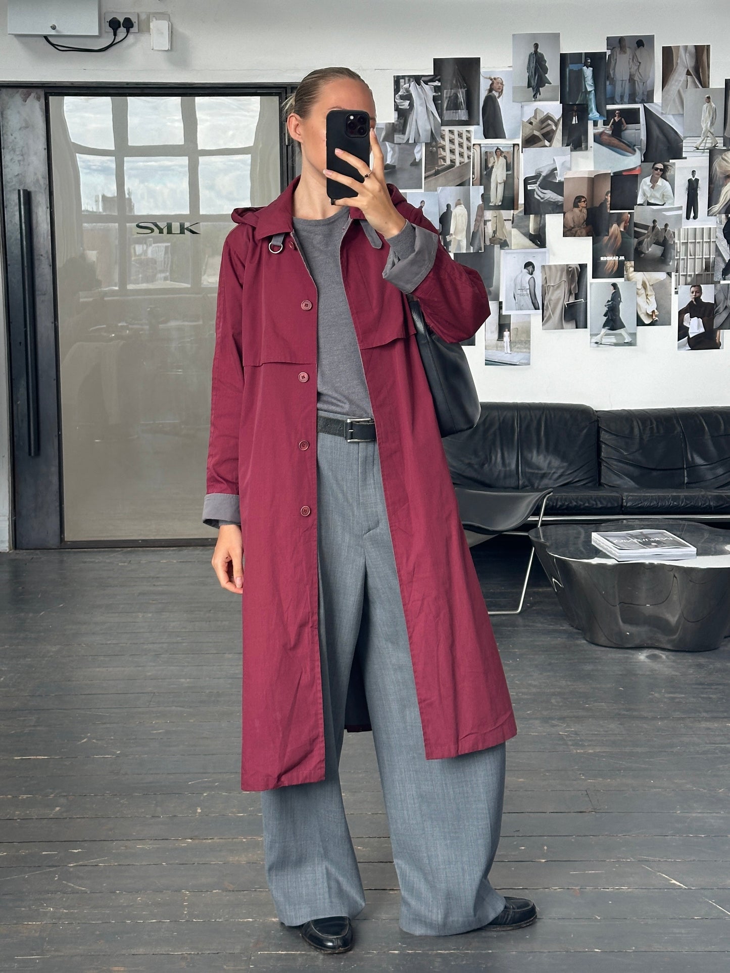 London Fog 1980s Double Breasted Trench Coat - M