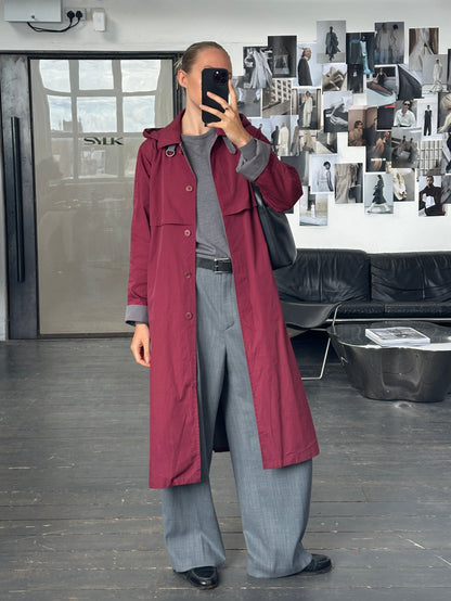 London Fog 1980s Double Breasted Trench Coat - M