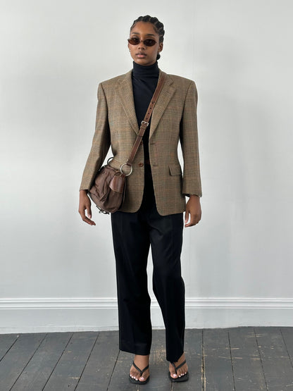 Loyal London x Loro Piana 1990s Pure Wool Check Blazer - 36R/S