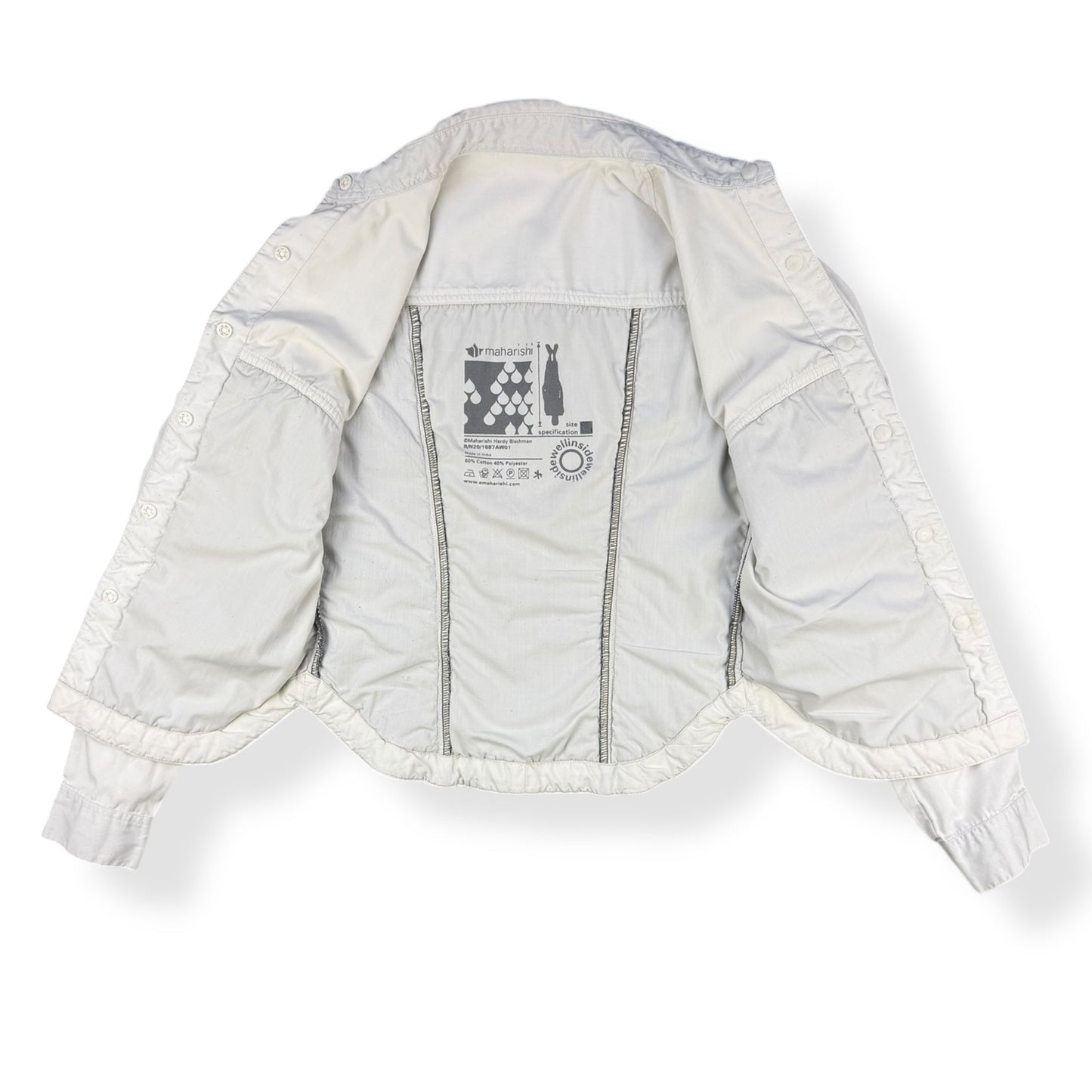 AW2001 Maharishi Padded Shirt (S) | Default Title, Grey