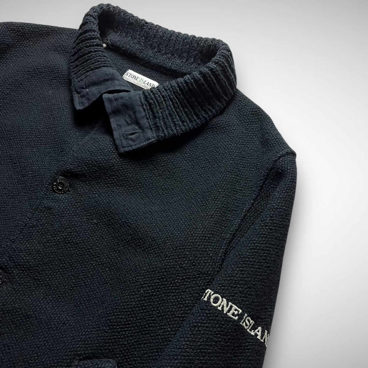 Stone Island Wool Button-Up Jacket (AW2002)