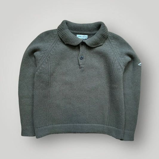 Stone Island AW/2001 Knitted Button Up S/M