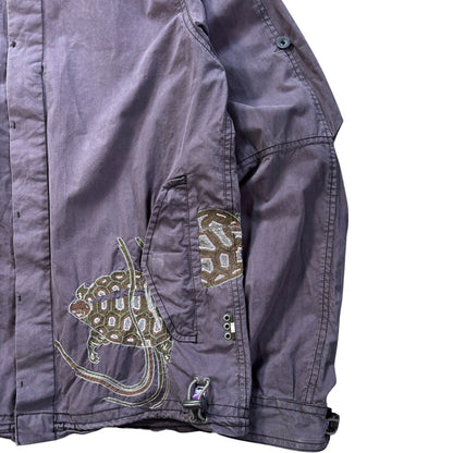 Maharishi 00’s Lightweight Embroidered Turtle Jacket XS | XS, Purple