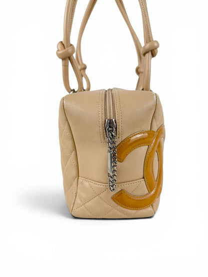 2005 Chanel Cambon Leather Bowling Handbag | O/S, Multicoloured