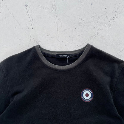 2000s burberry black label flag tee | Black, Black