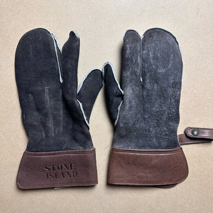 A/W1987 Charcoal Sheepskin Snowmobile Gloves
