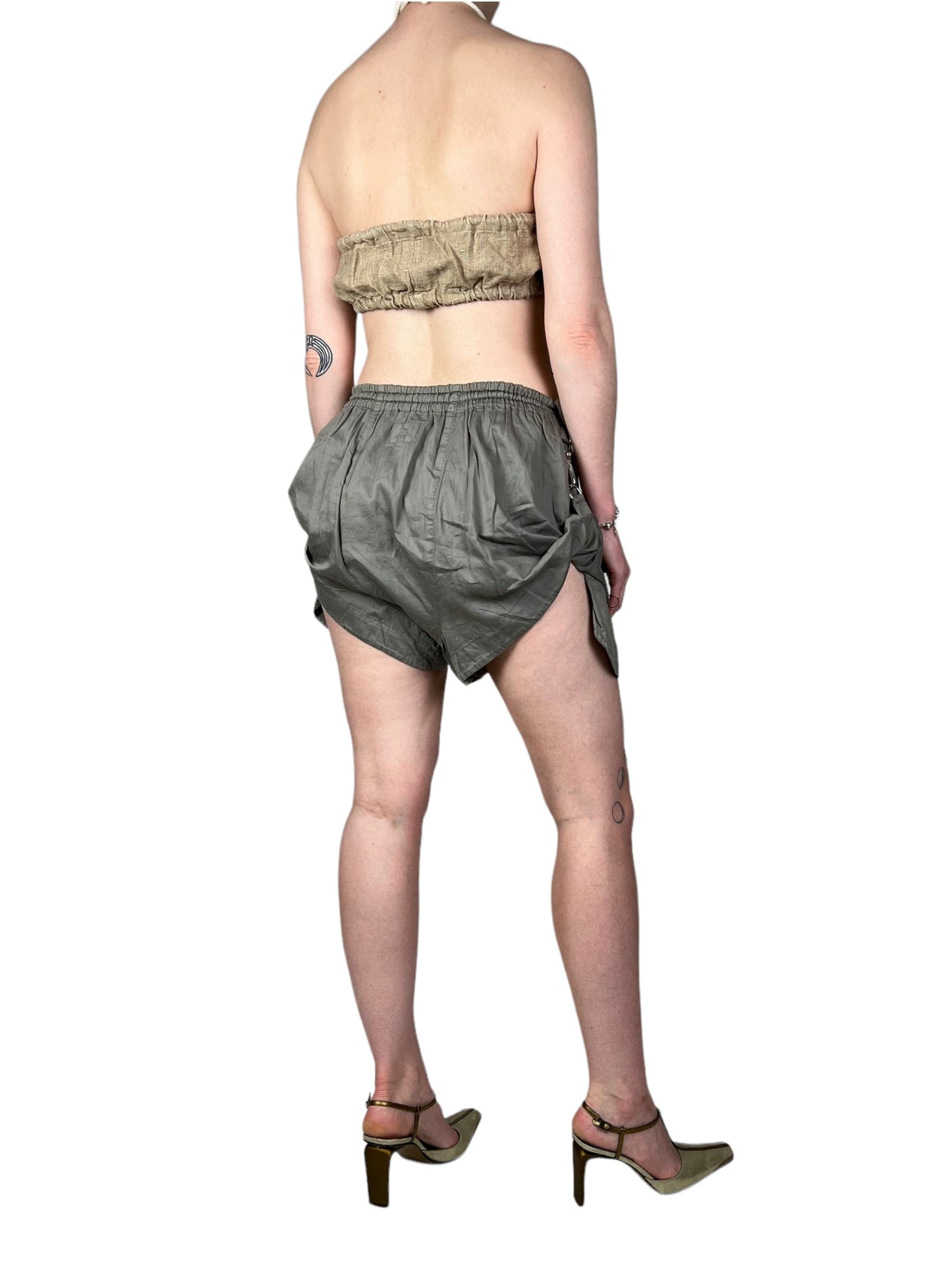 Vivienne Westwood Anglomania paper bag shorts