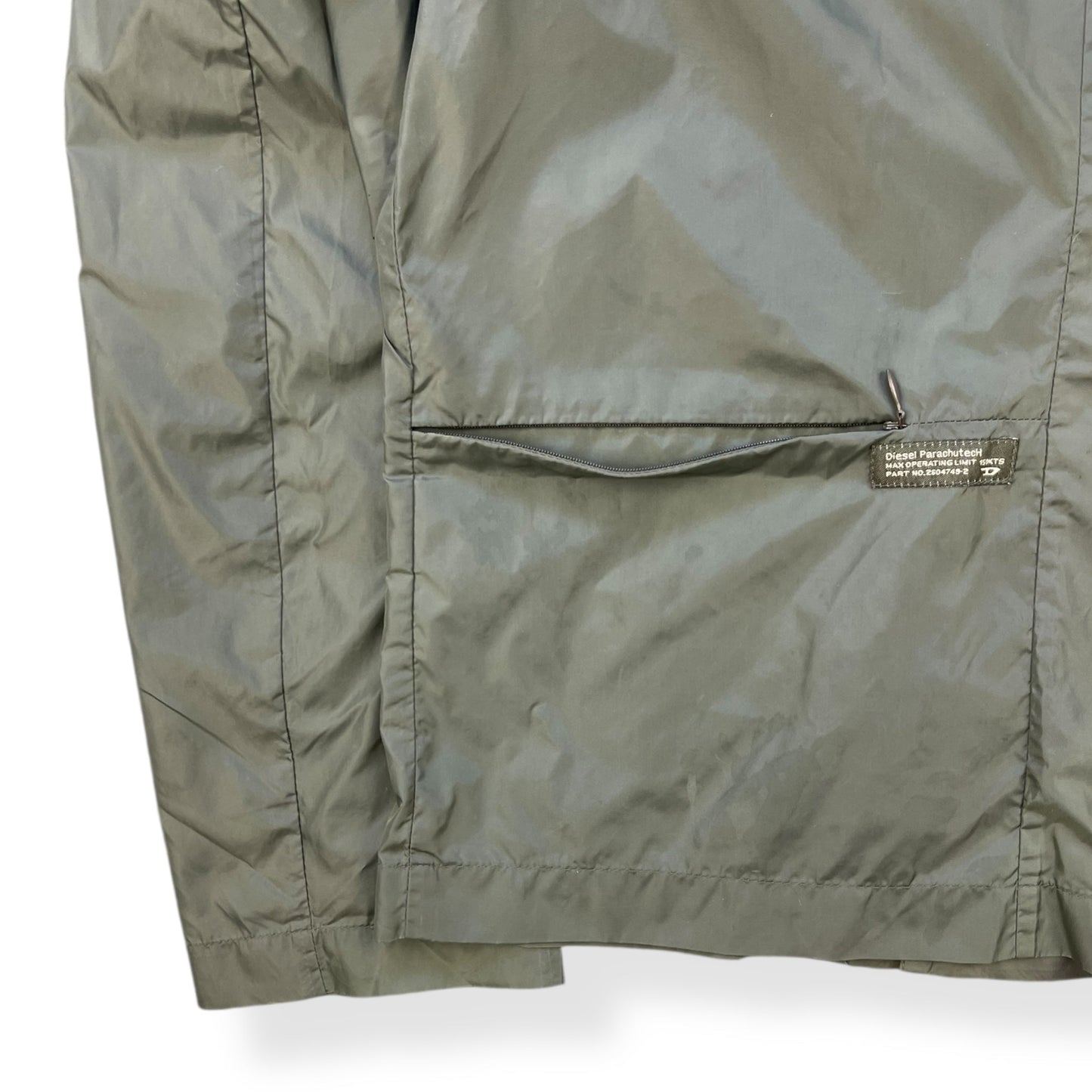 2000's Diesel Parachutech Technical Jacket (M) | Default Title, Green