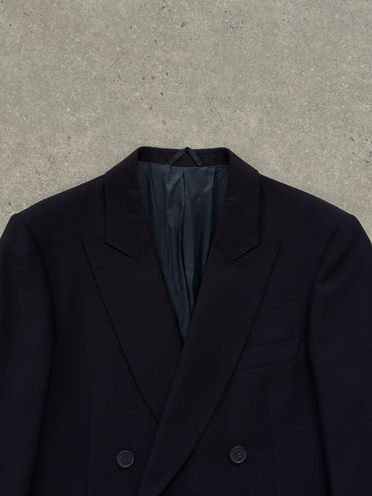 Vintage Pure Virgin Wool Double Breasted Blazer - L/XL