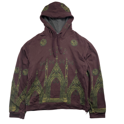 DOLCE & GABBANA KEYS MURUAL POPOVER HOODY (L)