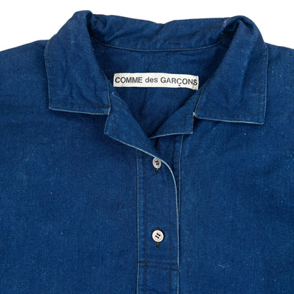 Vintage Comme Des Garçons Denim Shirt Dress Womens Size XL | XL, Blue
