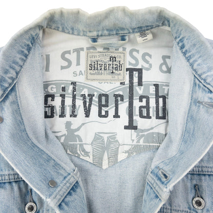 Vintage 2000s Levi's Silver Tab Button Up Denim Jacket Size XL | XL, Blue