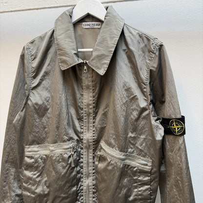 00’s Stone Island Flight Jacket (L) | Large, Red