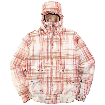 Vintage 2000s Oakley Pattern Zip Up Snowboarding Jacket Womens Size M | Medium, Red