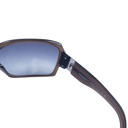 Vintage 2000s Chanel Diamanté Sunglasses | O/S, Brown