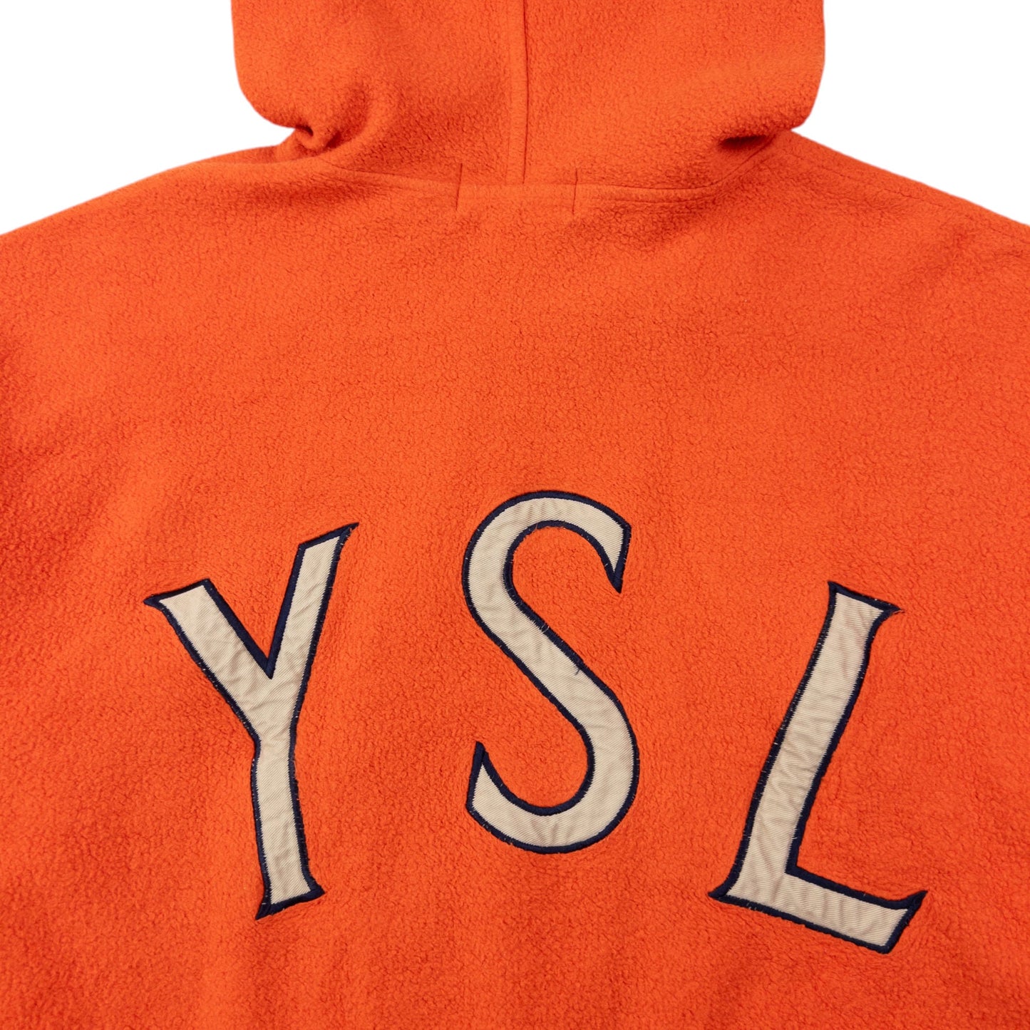 Vintage 2000s YSL Yves Saint Laurent Zip Up Fleece Jacket Size XXL | XXL, Orange