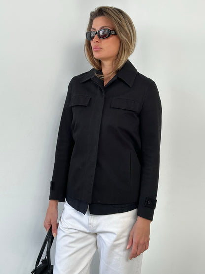 Iceberg 1990s Pure Cotton Concealed Placket Jacket - S