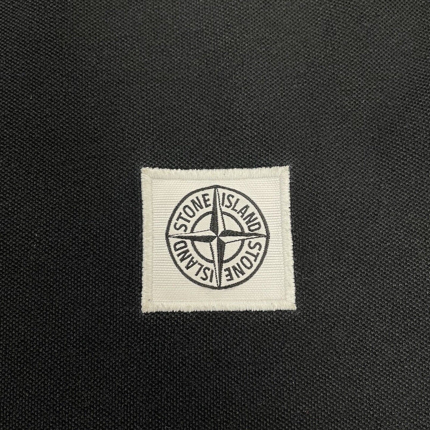Stone Island Polo Shirt, Size XL | Stone island, Black