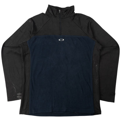 Vintage Oakley Waffle Fleece Q Zip Pullover Size M