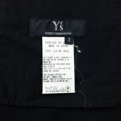 Vintage 2000s Yohji Yamamoto Lightweight Wool Dress Womens Size L | Large, Black