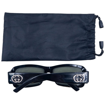 Vintage 2000s Gucci Sunglasses | O/S, Black
