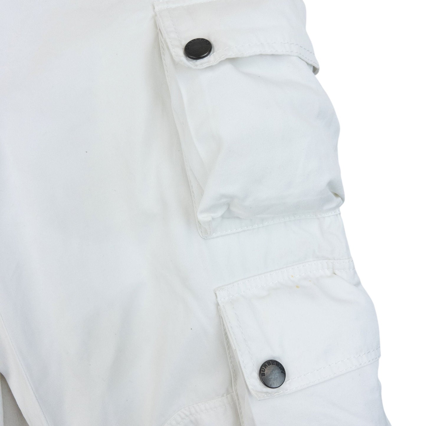 Vintage 2000s Burberry Cargo Trousers Size W28 | W28, White