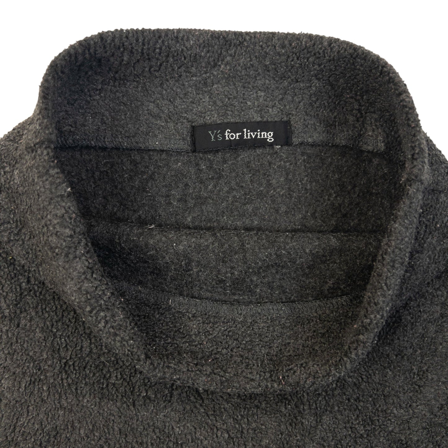 Vintage 90s Yohji Yamamoto Mock Neck Dress Womens Size M | Medium, Grey