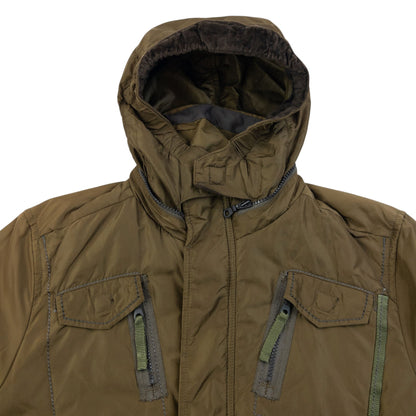 Vintage 2000s Marithe + Francois Girbaud Padded Jacket Size S | Small, Brown