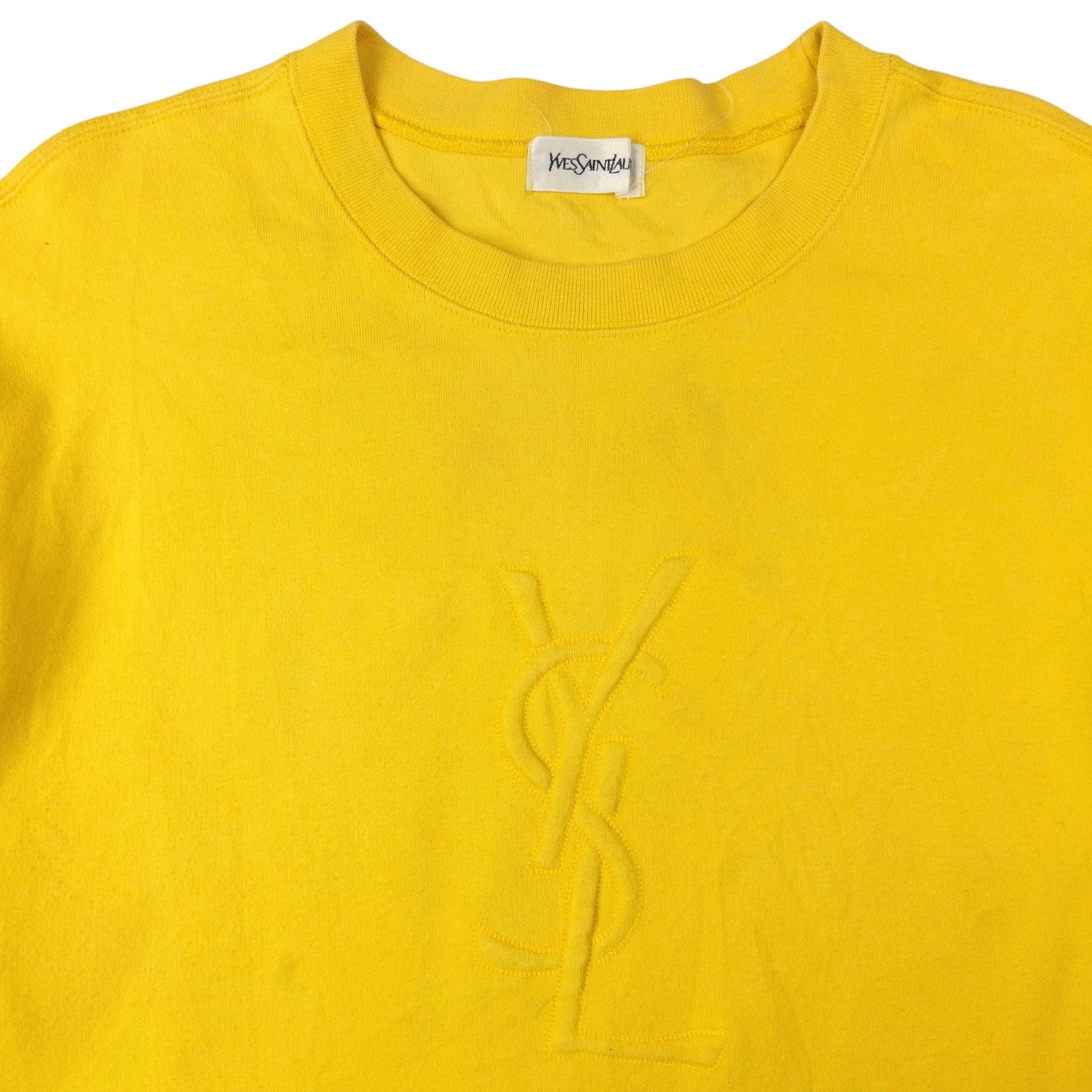 Vintage YSL Yves Saint Laurent Embroidered Sweatshirt Size S