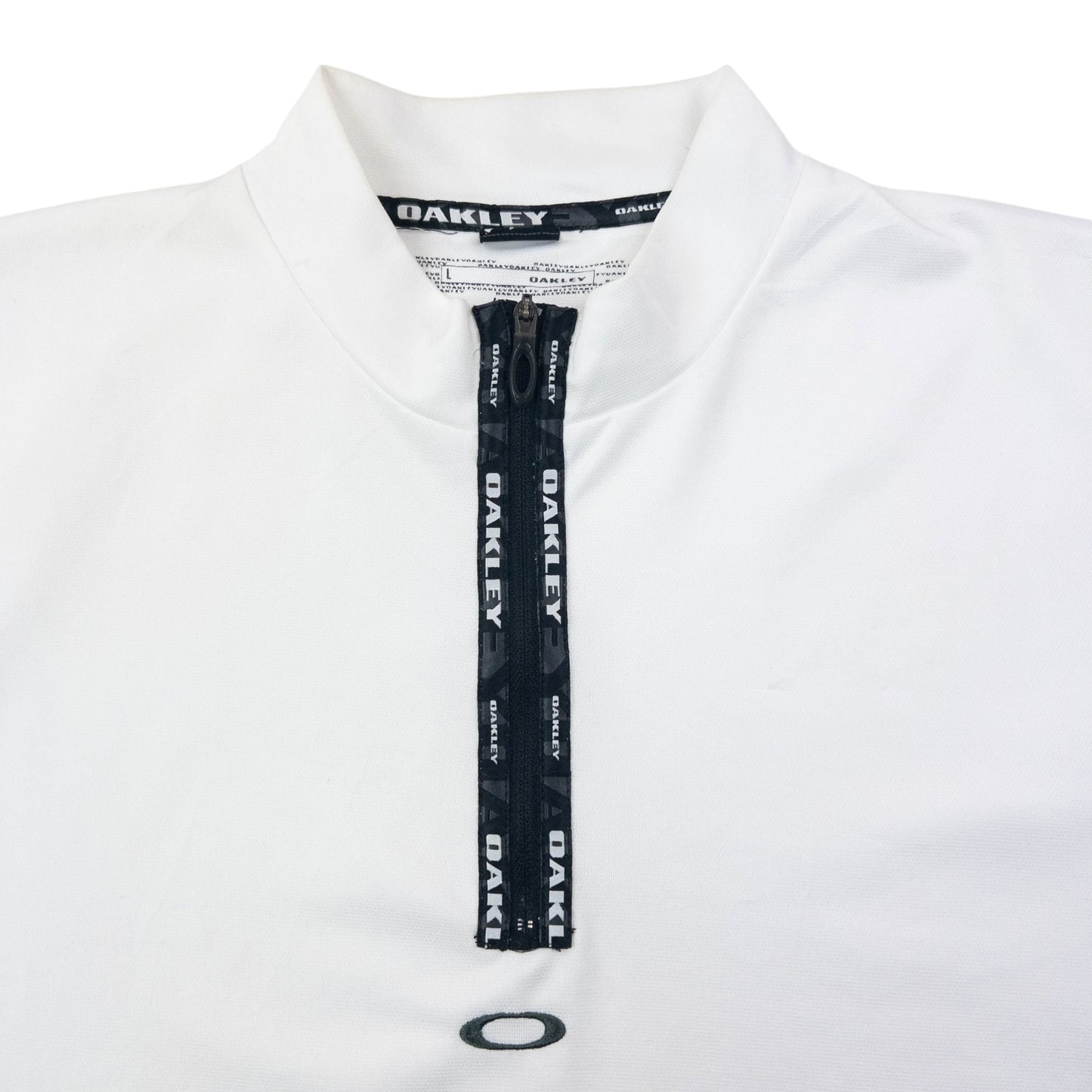 Vintage Oakley Q Zip Cycling T Shirt Size L