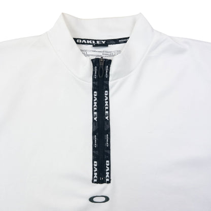 Vintage Oakley Q Zip Cycling T Shirt Size L
