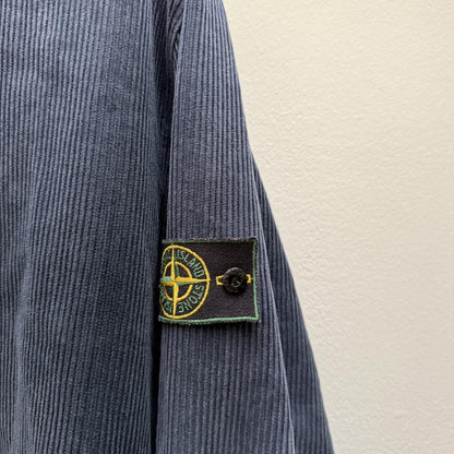 Stone Island 1995 Jumbo Corduroy Over Shirt (XL) | Extra Large, Blue