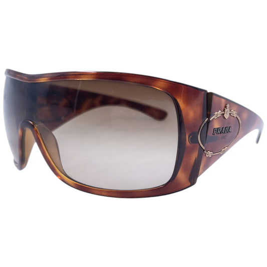 Vintage 2000s Prada Tortoise Shell Sunglasses