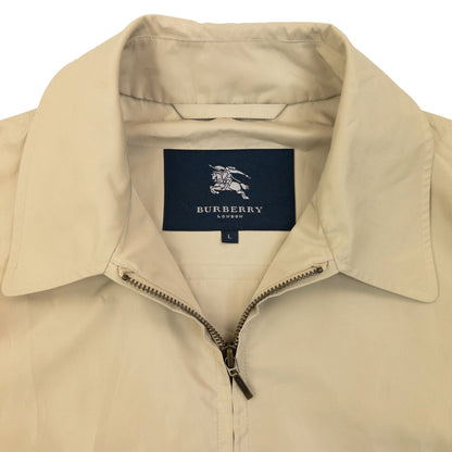 Vintage 2000s Burberry Lightweight Packable Backpack Jacket Size L | O/S, Cream