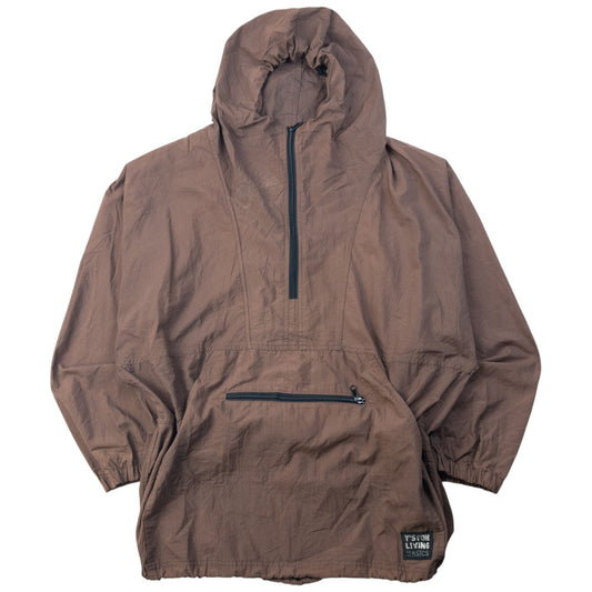 Vintage 90s Yohji Yamamoto Packable Q Zip Jacket Size L | Large, Brown
