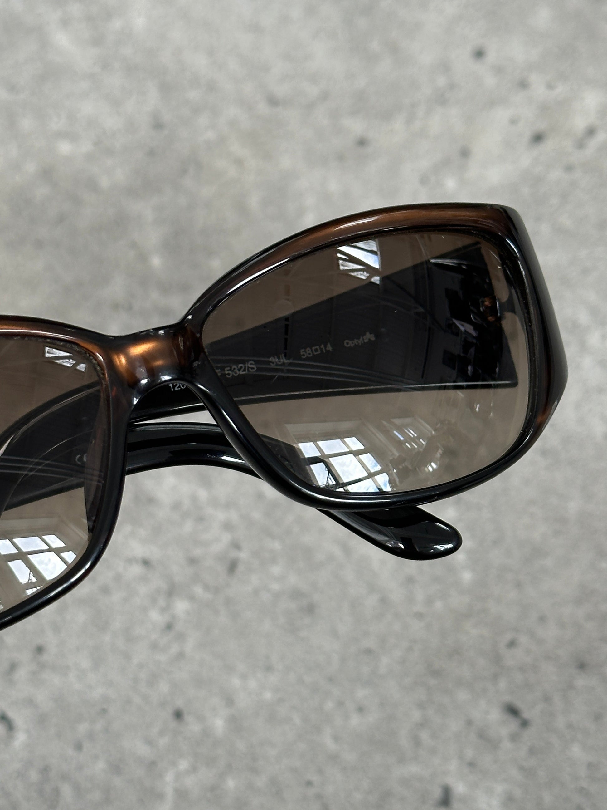 Gianfranco Ferre 1990s Oversized Rectangular Sunglasses
