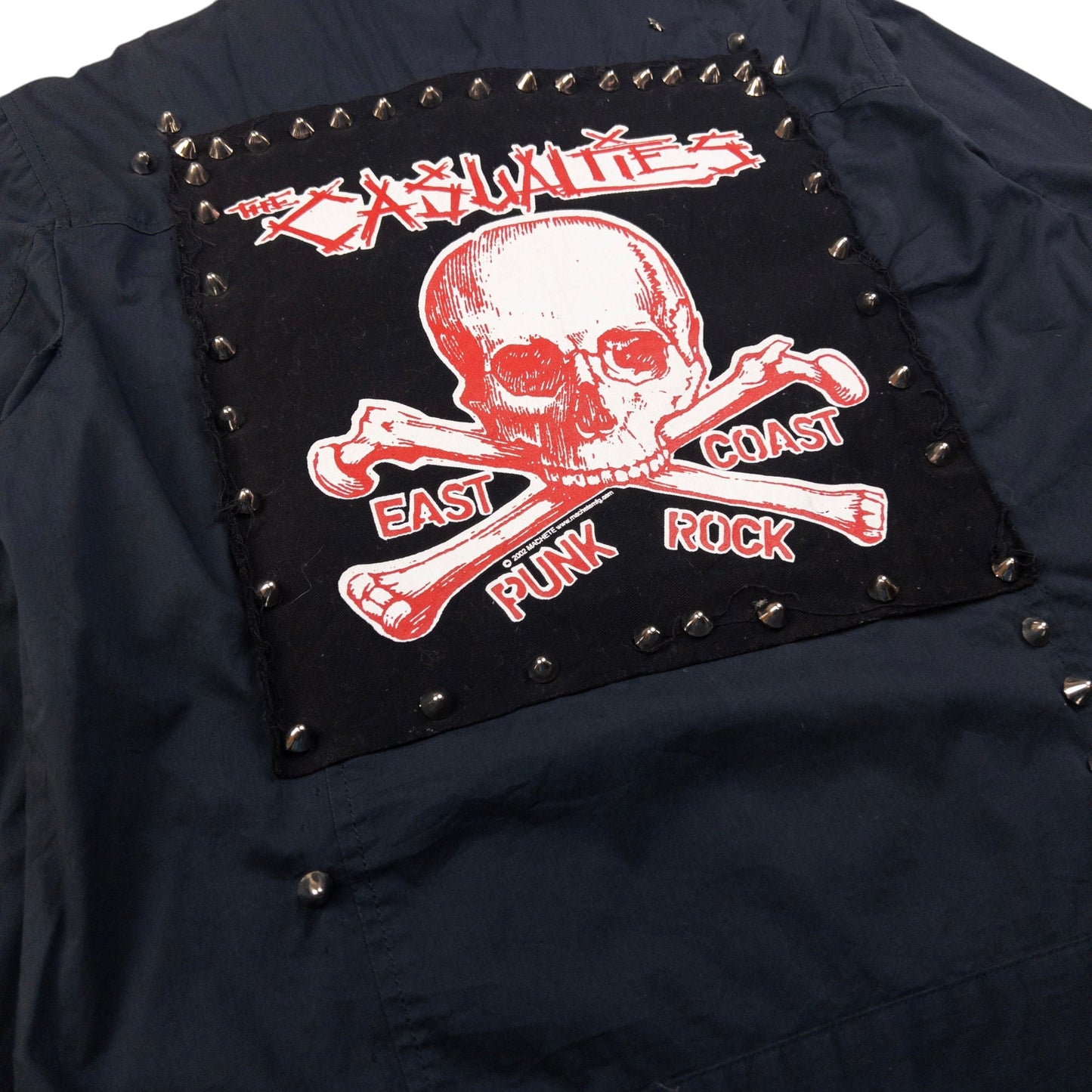 Vintage PPFM The Casualties East Coast Punk Rock Studded Jacket Size S
