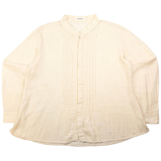 Vintage Plantation By Issey Miyake Long Sleeve Button Up Linen Shirt Size S
