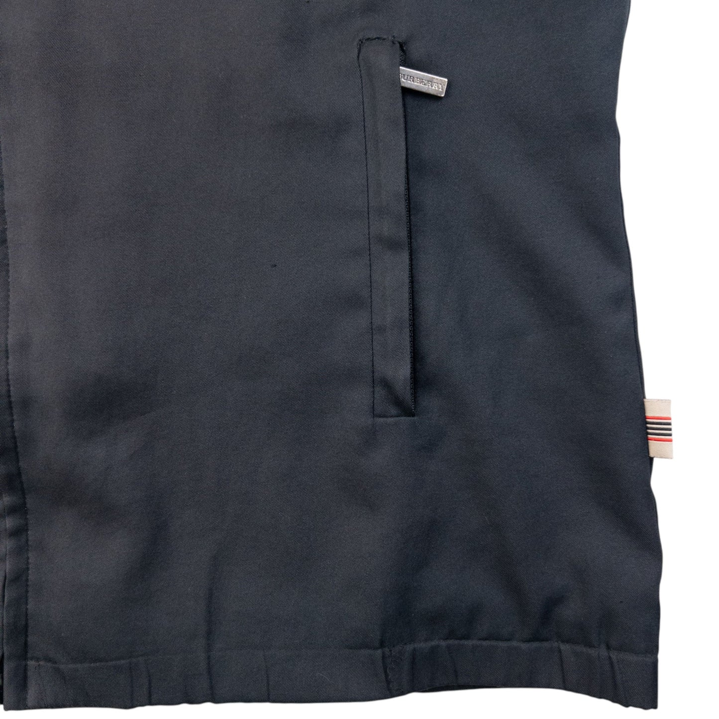 Vintage 2000s Burberry Golf Zip Up Gilet Size S | Small, Black