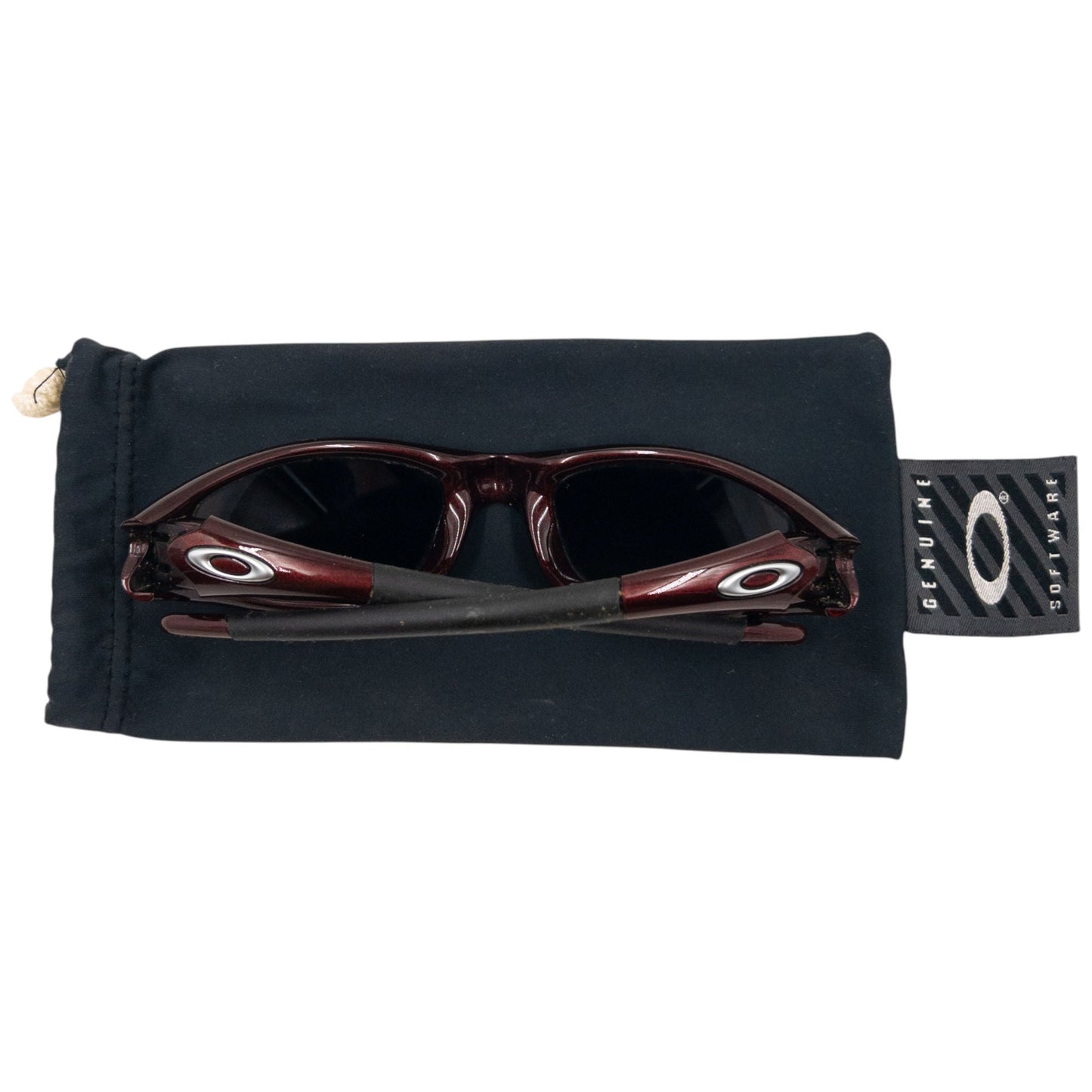 Vintage 1996 Oakley Straight Jacket Blood/Black Iridium | O/S, Multicoloured