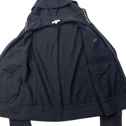 Vintage 2000s Burberry Zip Up Hoodie Womens Size M | Medium, Black