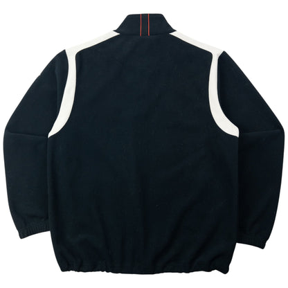 Vintage 2000s Burberry Golf Q Zip Fleece Sweatshirt Size M | Medium, Black